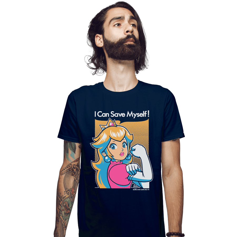 Shirts Fitted Shirts, Mens / Small / Navy Save Myself