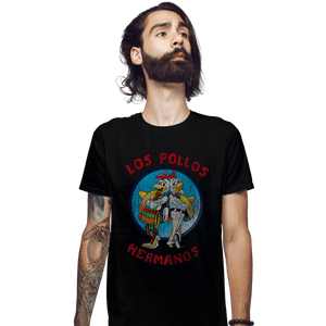 Shirts Fitted Shirts, Mens / Small / Black Los Pollos Hermanos