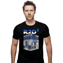Load image into Gallery viewer, Daily_Deal_Shirts Fitted Shirts, Mens / Small / Black R2DCubed
