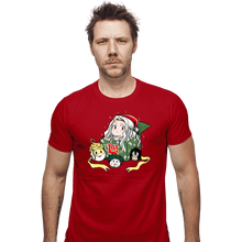Load image into Gallery viewer, Daily_Deal_Shirts Fitted Shirts, Mens / Small / Red Christmas Of Heroes

