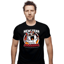 Load image into Gallery viewer, Secret_Shirts Fitted Shirts, Mens / Small / Black New Years Despair
