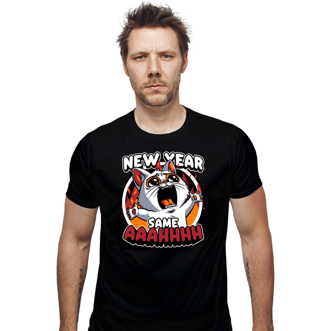 Secret_Shirts Fitted Shirts, Mens / Small / Black New Years Despair