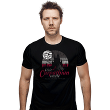 Load image into Gallery viewer, Daily_Deal_Shirts Fitted Shirts, Mens / Small / Black Visit Carpathian Castle
