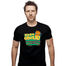 Load image into Gallery viewer, Secret_Shirts Fitted Shirts, Mens / Small / Black Garfield Evangelion
