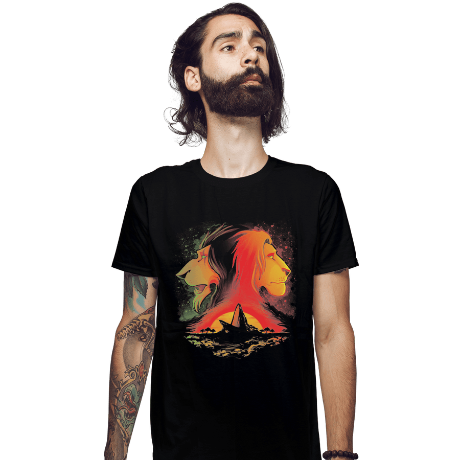 Shirts Fitted Shirts, Mens / Small / Black The Pride Rock