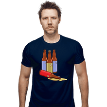 Load image into Gallery viewer, Secret_Shirts Fitted Shirts, Mens / Small / Navy Red Label Down
