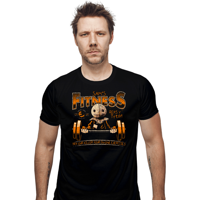 Daily_Deal_Shirts Fitted Shirts, Mens / Small / Black Sam's Fitness