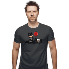 Load image into Gallery viewer, Secret_Shirts Fitted Shirts, Mens / Small / Charcoal Batman IT
