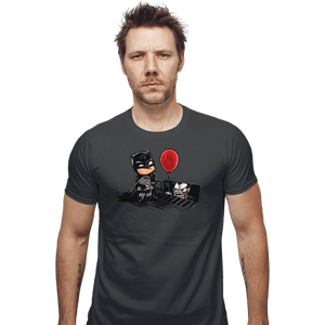 Secret_Shirts Fitted Shirts, Mens / Small / Charcoal Batman IT