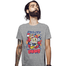 Load image into Gallery viewer, Daily_Deal_Shirts Fitted Shirts, Mens / Small / Sports Grey Explosive Strategist
