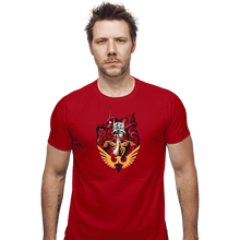 Load image into Gallery viewer, Secret_Shirts Fitted Shirts, Mens / Small / Red Red Comet
