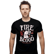 Load image into Gallery viewer, Shirts Fitted Shirts, Mens / Small / Black House Of Dragons
