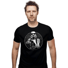 Load image into Gallery viewer, Shirts Fitted Shirts, Mens / Small / Black Retro Trooper
