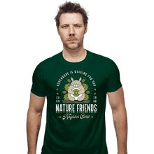 Load image into Gallery viewer, Secret_Shirts Fitted Shirts, Mens / Small / Irish Green Nature Neighbor Camp
