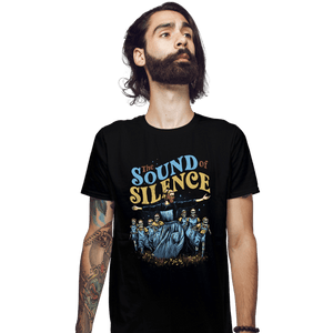 Shirts Fitted Shirts, Mens / Small / Black The Sound Of Silence