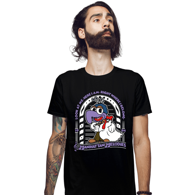 Shirts Fitted Shirts, Mens / Small / Black Gonzo Melodies