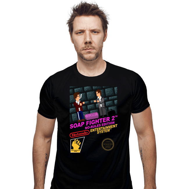 Daily_Deal_Shirts Fitted Shirts, Mens / Small / Black Soap Fighter