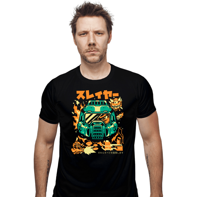 Daily_Deal_Shirts Fitted Shirts, Mens / Small / Black Death Has A Name