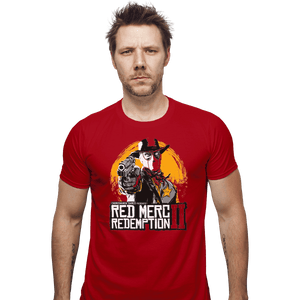 Shirts Fitted Shirts, Mens / Small / Red Red Merc Redemption