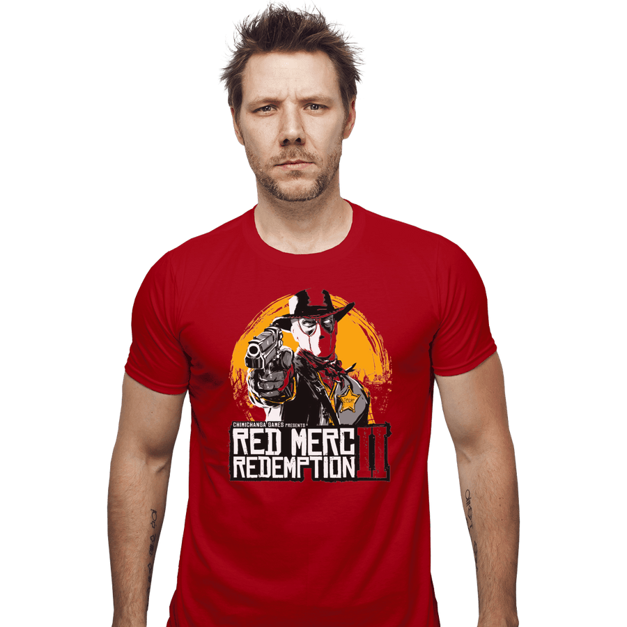 Shirts Fitted Shirts, Mens / Small / Red Red Merc Redemption