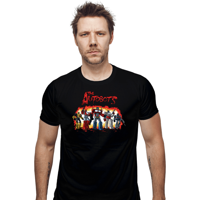 Daily_Deal_Shirts Fitted Shirts, Mens / Small / Black The Autobots