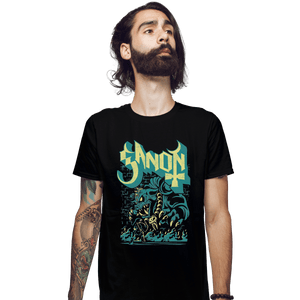 Shirts Fitted Shirts, Mens / Small / Black Monstrous Prince Of Darkness