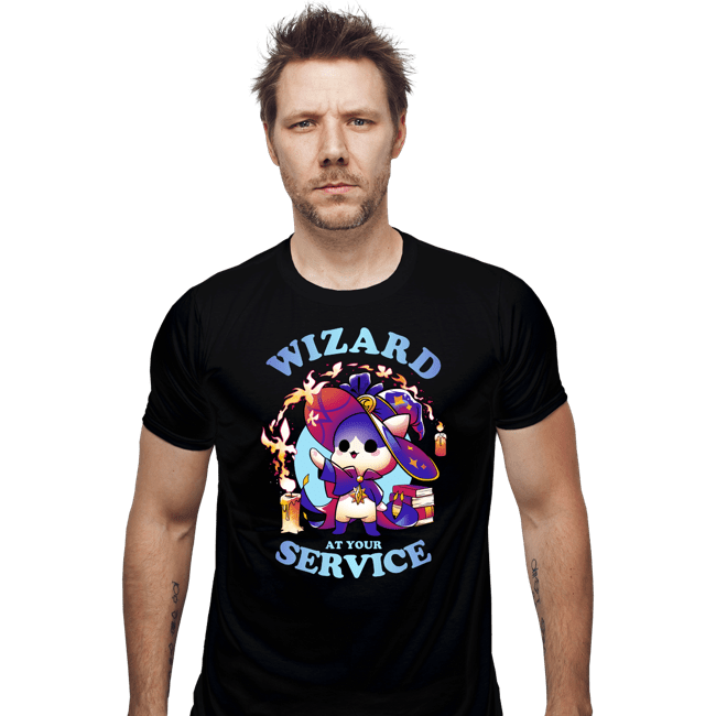 Daily_Deal_Shirts Fitted Shirts, Mens / Small / Black Wizard's Call