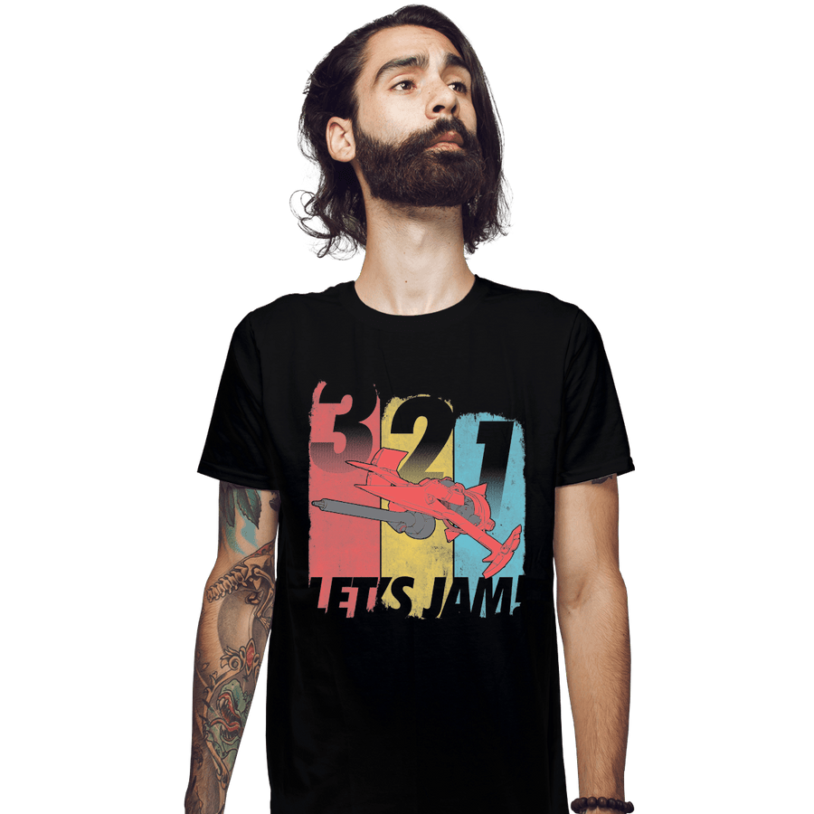 Shirts Fitted Shirts, Mens / Small / Black Let's Jam