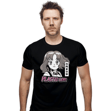 Load image into Gallery viewer, Shirts Fitted Shirts, Mens / Small / Black Plastic Love Manga

