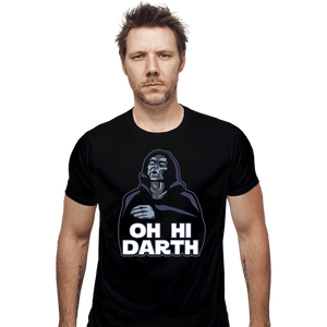 Daily_Deal_Shirts Fitted Shirts, Mens / Small / Black Oh Hi Darth