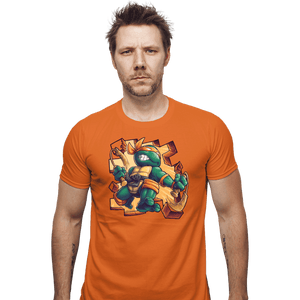 Secret_Shirts Fitted Shirts, Mens / Small / Orange Toy Mike!