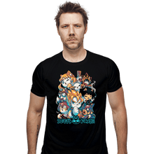 Load image into Gallery viewer, Daily_Deal_Shirts Fitted Shirts, Mens / Small / Black 90s Anime Neko
