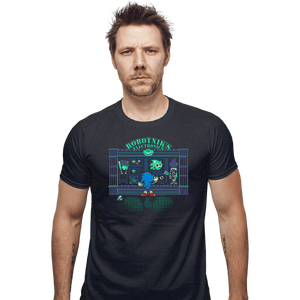 Shirts Fitted Shirts, Mens / Small / Dark Heather Robotnik's Electronics