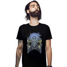 Load image into Gallery viewer, Shirts Fitted Shirts, Mens / Small / Black The Spaceship
