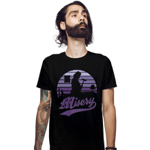 Load image into Gallery viewer, Shirts Fitted Shirts, Mens / Small / Black Misery Sunset
