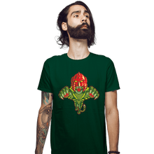 Load image into Gallery viewer, Secret_Shirts Fitted Shirts, Mens / Small / Irish Green Eternia Battlecats
