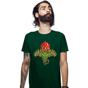Secret_Shirts Fitted Shirts, Mens / Small / Irish Green Eternia Battlecats