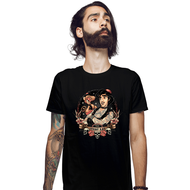 Daily_Deal_Shirts Fitted Shirts, Mens / Small / Black The Street Rat