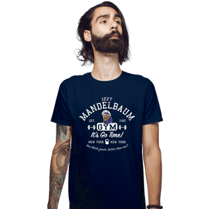 Secret_Shirts Fitted Shirts, Mens / Small / Navy Mandelbaum Gym
