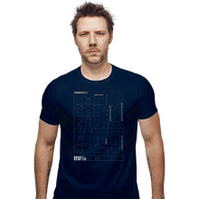 Load image into Gallery viewer, Secret_Shirts Fitted Shirts, Mens / Small / Navy RX 78 2 Blueprint
