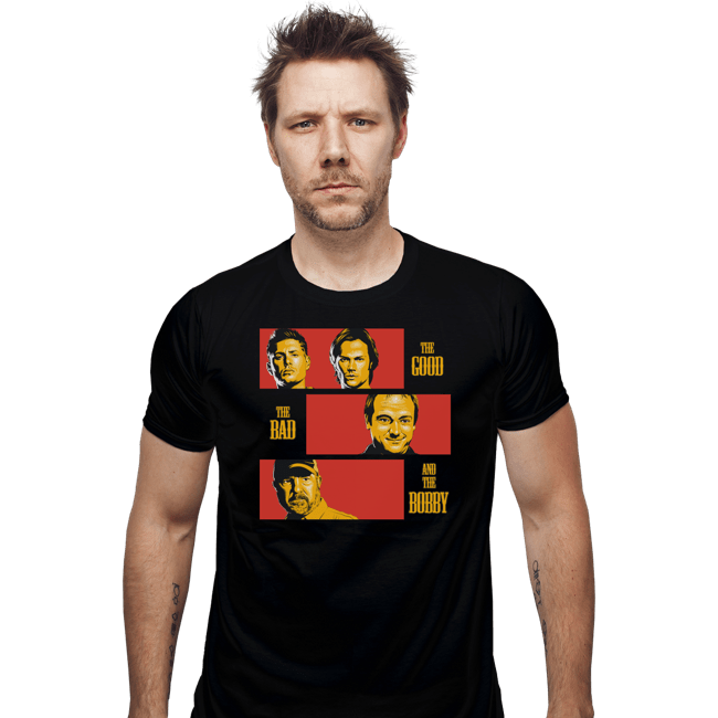 Shirts Fitted Shirts, Mens / Small / Black The Good The Bad And The Bobby