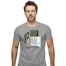Load image into Gallery viewer, Daily_Deal_Shirts Fitted Shirts, Mens / Small / Sports Grey Boba Fridge
