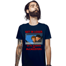 Load image into Gallery viewer, Secret_Shirts Fitted Shirts, Mens / Small / Navy Robbing The McCallisters
