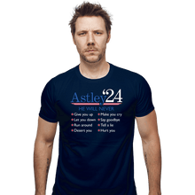 Load image into Gallery viewer, Daily_Deal_Shirts Fitted Shirts, Mens / Small / Navy Astley &#39;24

