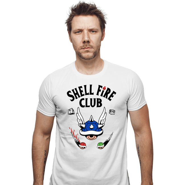 Secret_Shirts Fitted Shirts, Mens / Small / White Shellfire Club