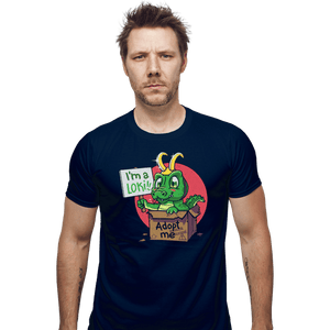Secret_Shirts Fitted Shirts, Mens / Small / Navy Adopt This Alligator