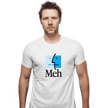 Load image into Gallery viewer, Daily_Deal_Shirts Fitted Shirts, Mens / Small / White Meh
