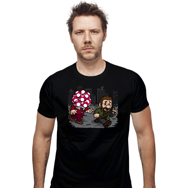 Daily_Deal_Shirts Fitted Shirts, Mens / Small / Black Evil Mushroom!
