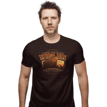 Load image into Gallery viewer, Shirts Fitted Shirts, Mens / Small / Dark Chocolate Tatooine Tours
