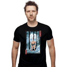 Load image into Gallery viewer, Secret_Shirts Fitted Shirts, Mens / Small / Black Fright Night Sumo Ukiyo-e Jason
